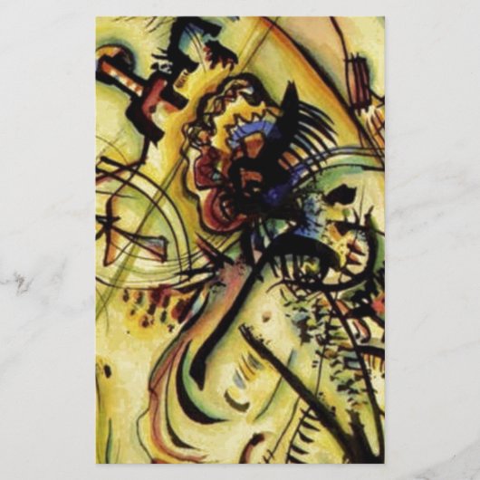 Kandinskyの未知の声へ 便箋 (正面)