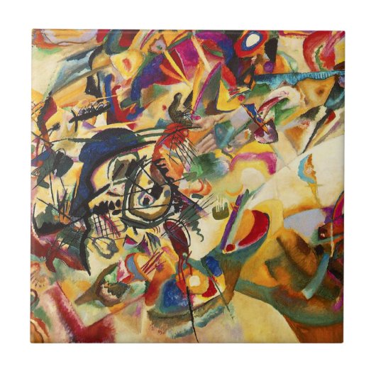 Kandinskyの構成VIIのタイル タイル (正面)