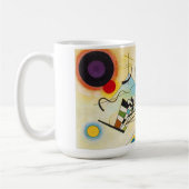 Kandinskyの構成VIIIのマグ コーヒーマグカップ (左)
