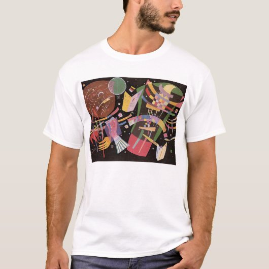 Kandinskyの構成XのTシャツ Tシャツ (正面)