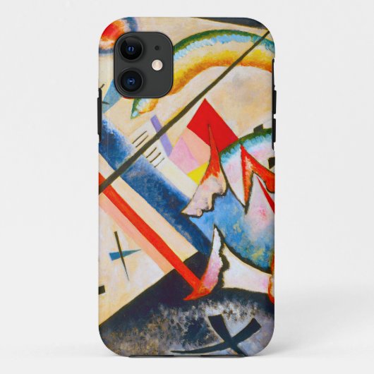 Kandinskyの白の十字 Case-Mate iPhoneケース (裏面)