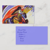 Kandinskyの絵画ビジネス/プロファイルカード 名刺 (正面/裏面)