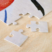 Kandinskyの赤い点のパズル ジグソーパズル (側面)