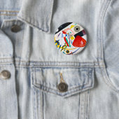 Kandinskyの赤い点ボタン 缶バッジ (インサイチュ)