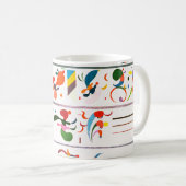 Kandinskyの連続のマグ コーヒーマグカップ (正面右)