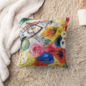 Kandinskyの黒いライン装飾用クッション クッション (ブランケット)