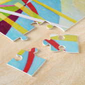 Kandinskyの黒い格子パズル ジグソーパズル (側面)