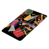 Kandinskyアートワーク、コンポジションX、 マグネット (左側)