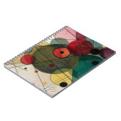 Kandinsky抽象芸術サークルらせん写真ノートブック ノートブック (左側)