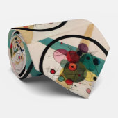 Kandinsky抽象芸術サークルネックタイ ネクタイ (ロール)