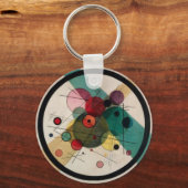 Kandinsky抽象芸術サークル キーホルダー (正面)