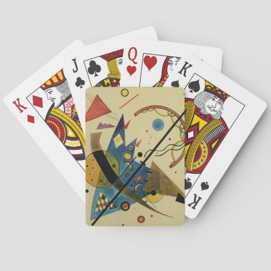 Kandinsky抽象芸術円の形状 トランプ (裏面)