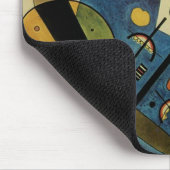 Kandinsky抽象芸術円の形状 マウスパッド (コーナー)