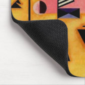 Kandinsky抽象芸術決定的なピンク幾何学図形 マウスパッド (コーナー)