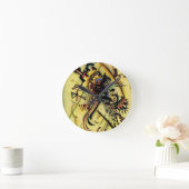 Kandinsky著未知の声に ラウンド壁時計 (ホーム)