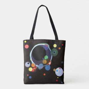Kandinsky – いくつかの円、有名絵画な トートバッグ