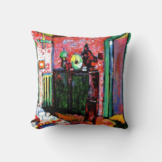 Kandinsky:インテリア、マイダイニングルーム、1909 クッション (正面)