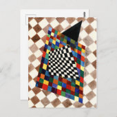 Kandinsky – オン、カラフル抽象芸術アート ポストカード (正面/裏面)