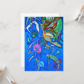 Kandinsky – グループ、カラフル抽象芸術、 カード (正面/裏面インサイチュ)