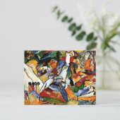 Kandinsky – コンポジションIIの勉強 ポストカード (スタンド正面)