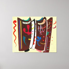 KANDINSKY – サプリメント付きブラウン – 1935 - キャンバスプリント