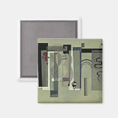 Kandinsky – サーフェスミーティング、抽象芸術アート マグネット (正面/裏面)