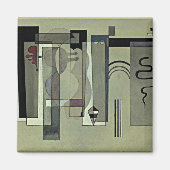 Kandinsky – サーフェスミーティング、抽象芸術アート マグネット (正面)