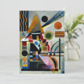 Kandinsky – スウィング、カラフルアートワーク カード (スタンド正面)
