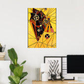 Kandinsky – ネットワーク ポスター (ホームオフィス)