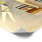 Kandinsky – フライト、抽象芸術アートワーク ポスター (角)