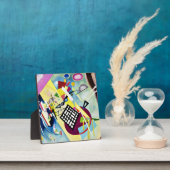 Kandinsky – ブラックグリッド、人気がある抽象芸術アート、 フォトプラーク (インサイチュ)