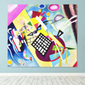 KANDINSKY – ブラックグリッド – 1922 – バウハウス – キャンバスプリント (インサイチュ (ウッドフロア))