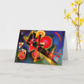 Kandinsky – ブルーで有名なアートワーク カード (黄色い花)