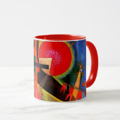 Kandinsky – ブルーで有名なアートワーク マグカップ (正面右)