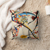 Kandinsky – ブルーセグメント、 クッション (ブランケット)