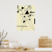 Kandinsky – ポイントスケッチ ポスター (キッチン)