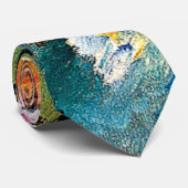 Kandinsky – ランドスケープと工場の煙突 ネクタイ (ロール)