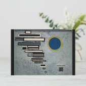 Kandinsky – 不均等な抽象芸術アートワーク カード (スタンド正面)