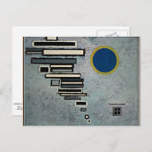 Kandinsky – 不均等な抽象芸術アートワーク ポストカード (正面/裏面)