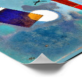 Kandinsky – 丸くて尖った、カラフルアート ポスター (角)