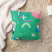 Kandinsky – 円への矢印 クッション (ブランケット)