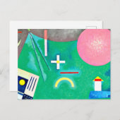 Kandinsky – 円への矢印 ポストカード (正面/裏面)
