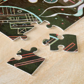 Kandinsky -動きI -抽象的でロシアのな芸術 ジグソーパズル (側面)