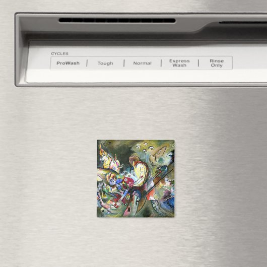 Kandinsky – 問題のある抽象芸術アート マグネット (インサイチュ (食洗機))