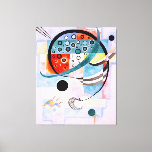 KANDINSKY – 固定(Fixiert – 固定) - 1935 - キャンバスプリント (正面)