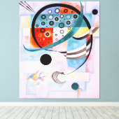 KANDINSKY – 固定(Fixiert – 固定) - 1935 - キャンバスプリント (インサイチュ (ウッドフロア))