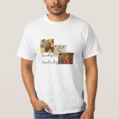 Kandinsky – 彼のアートワークのコラージュ tシャツ (正面)