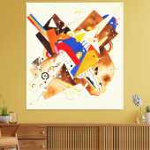 KANDINSKY – 拡大したコーナーの勉強(1922) - キャンバスプリント (インサイチュ (リビング))