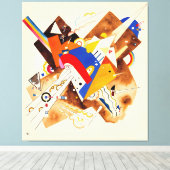 KANDINSKY – 拡大したコーナーの勉強(1922) - キャンバスプリント (インサイチュ (ウッドフロア))