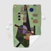 Kandinsky – 拡張、人気がある抽象芸術絵画、 ゴルフタオル (インサイチュ)
